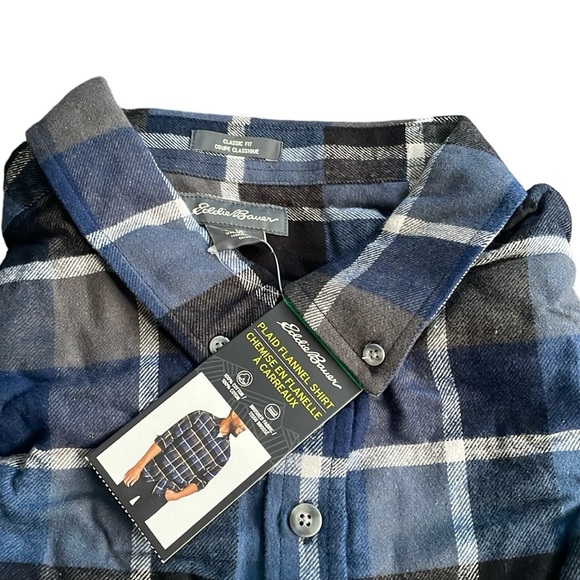 Eddie Bauer - Plaid Flannel Shirt - Picture 4 of 5